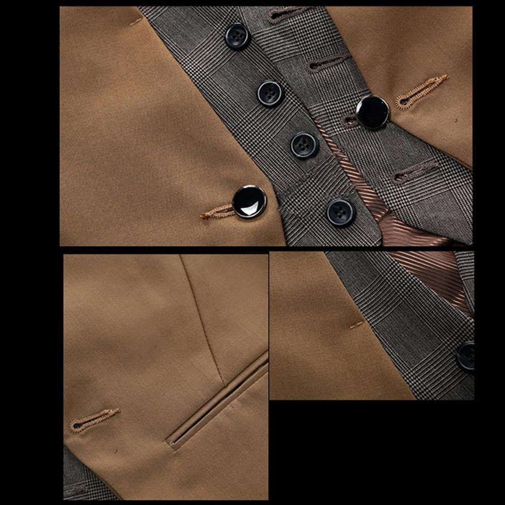 Men's Business Vest Suit