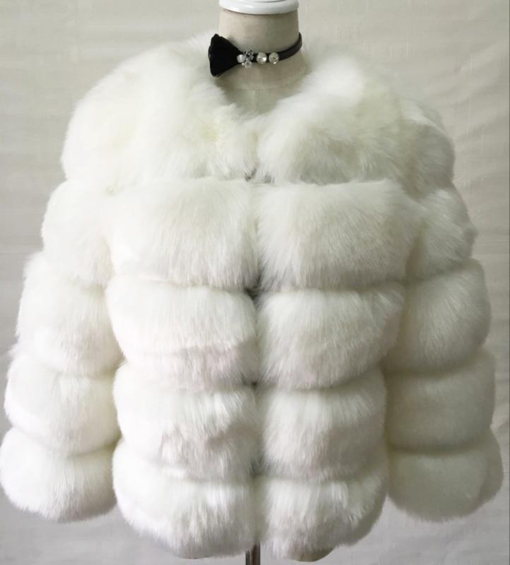 Fluffy Women's Faux Fur Coat