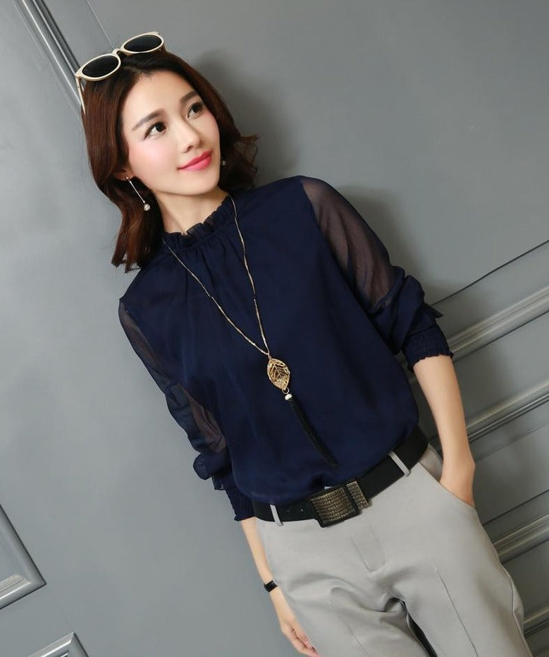 Elegant Chiffon Blouse