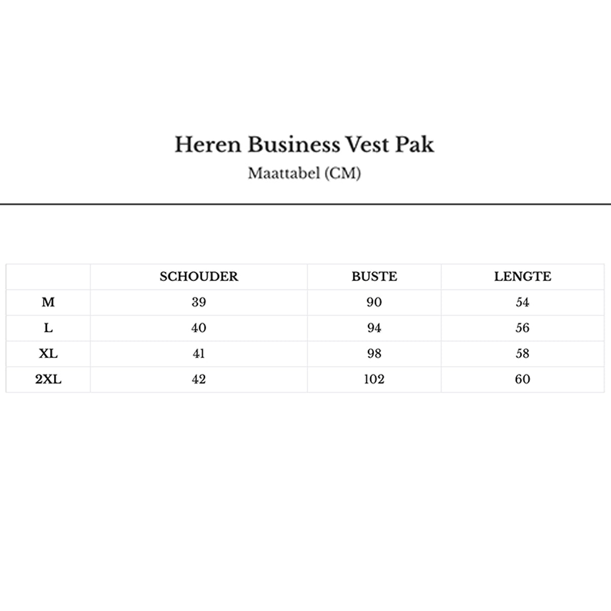 Men's Business Vest Suit