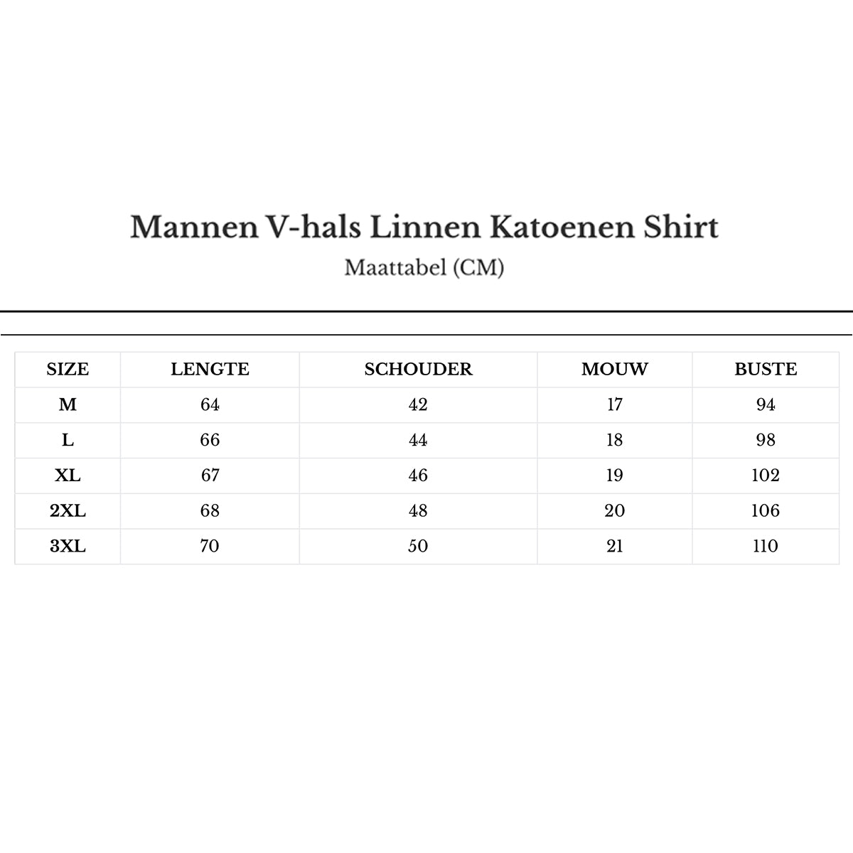 Men's V-neck Linen Cotton Shirt