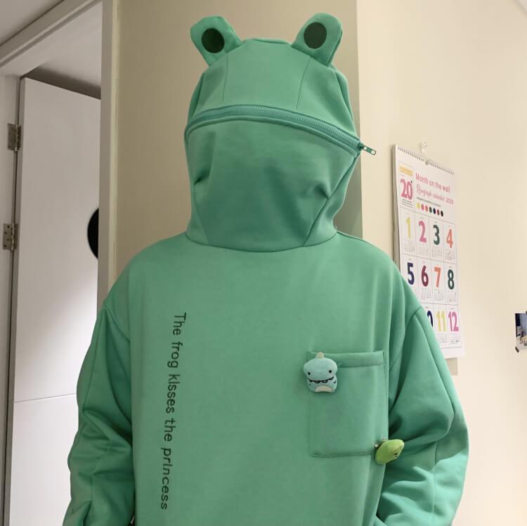 Frog Zipper Hoodie