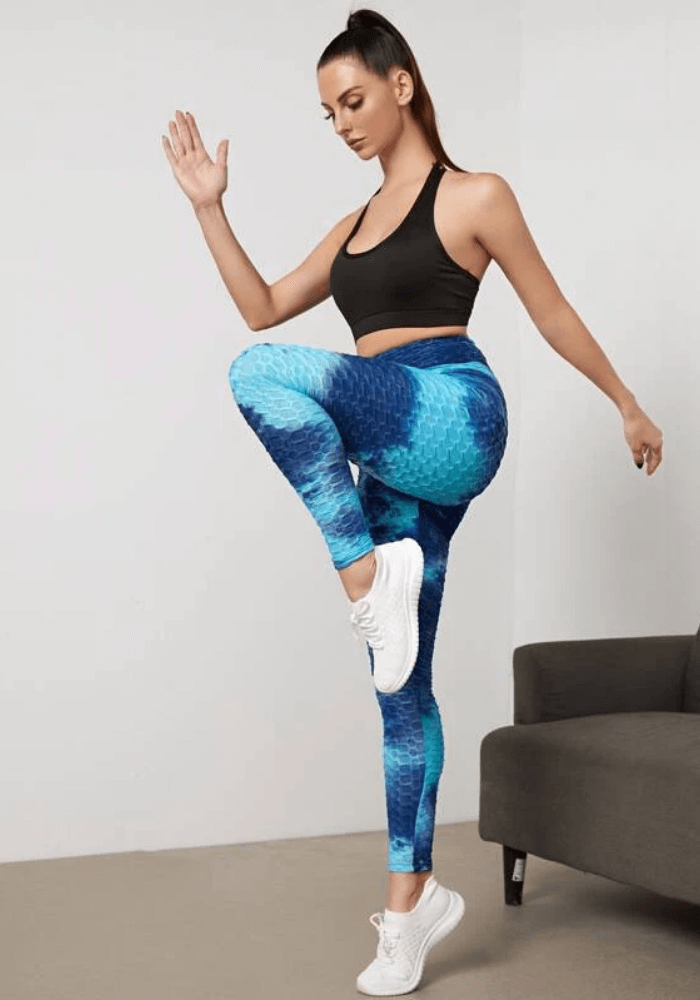 High waisted leggings with print