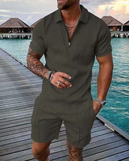 Herreskjorte og shortssett