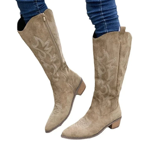 Embroidered Cowboy Boots for Women