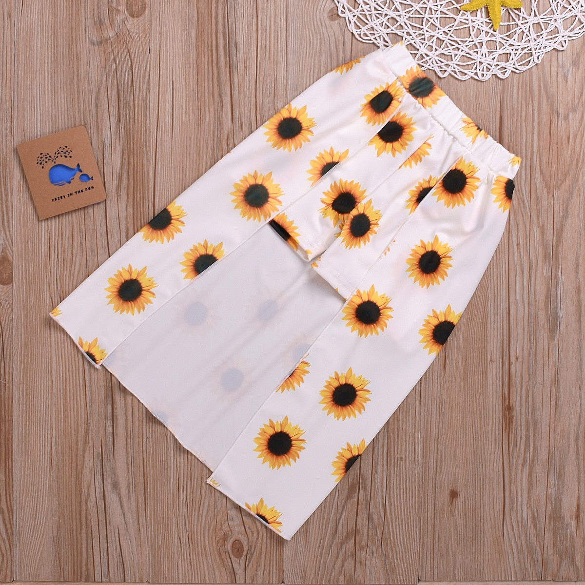 Sunflower outfit for kids 