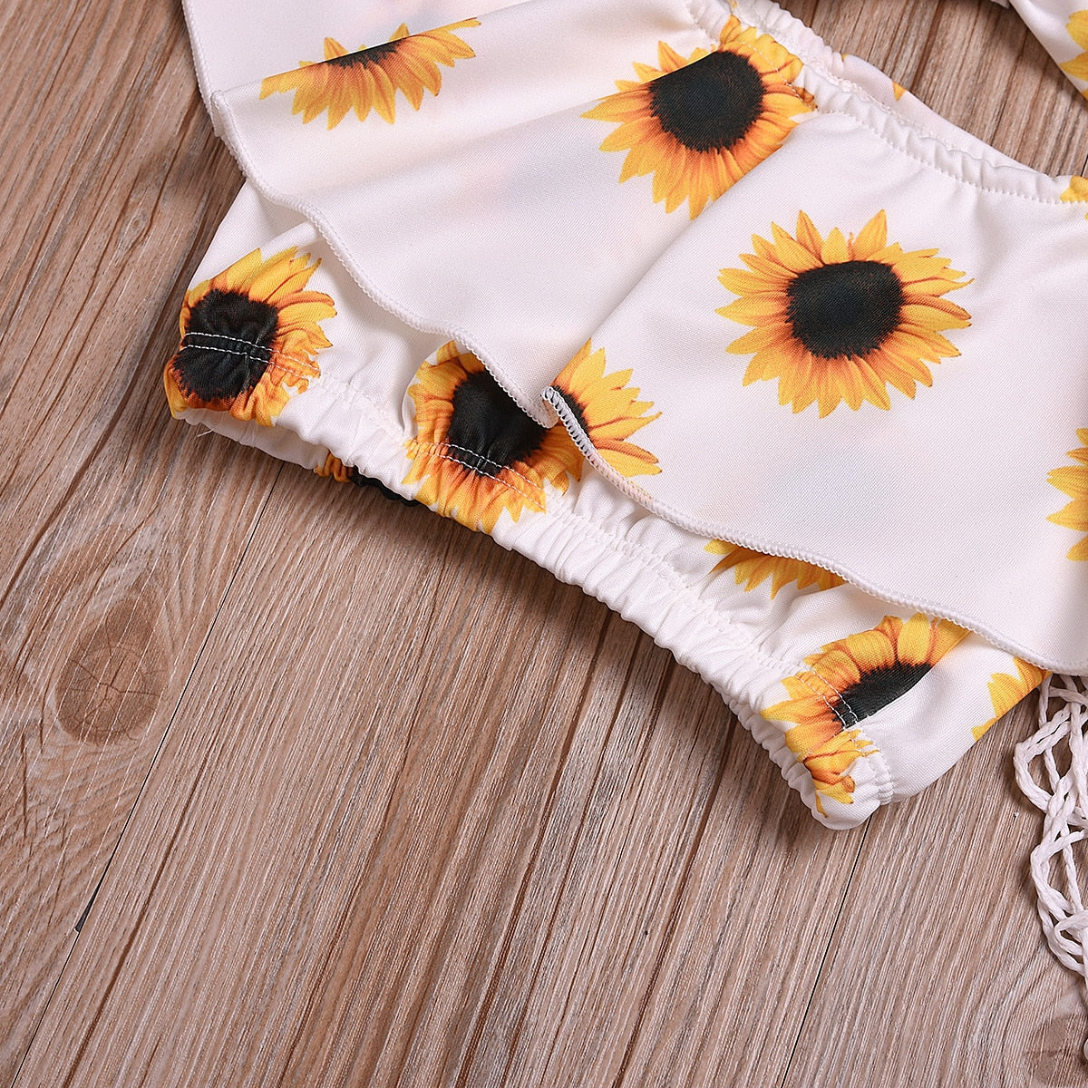 Sunflower outfit for kids 