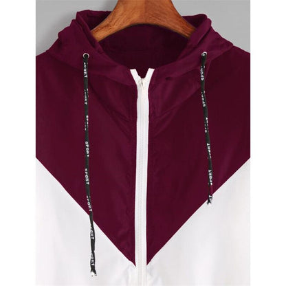 Two-tone Windbreaker Jacket 