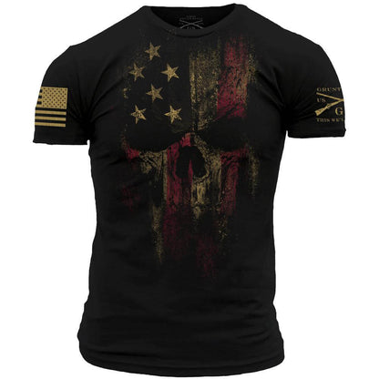 3D American Reaper Printed T-shirt