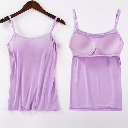 Women's Lined Cami Tank Tops 