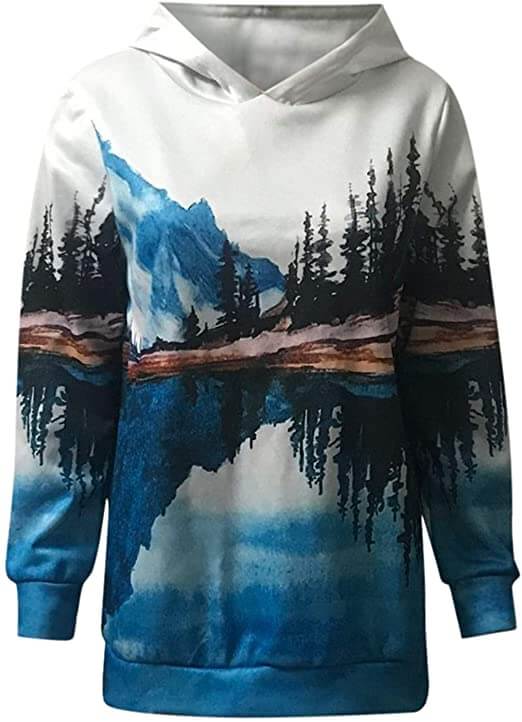 Natural Mountain Printed Sweatshirt