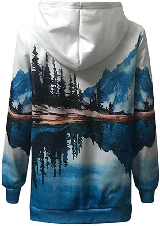 Natural Mountain Printed Sweatshirt