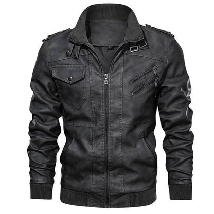 Men's leather jacket