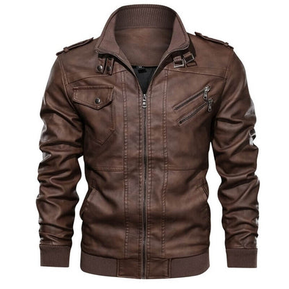 Men's leather jacket