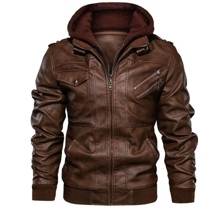 Men's leather jacket