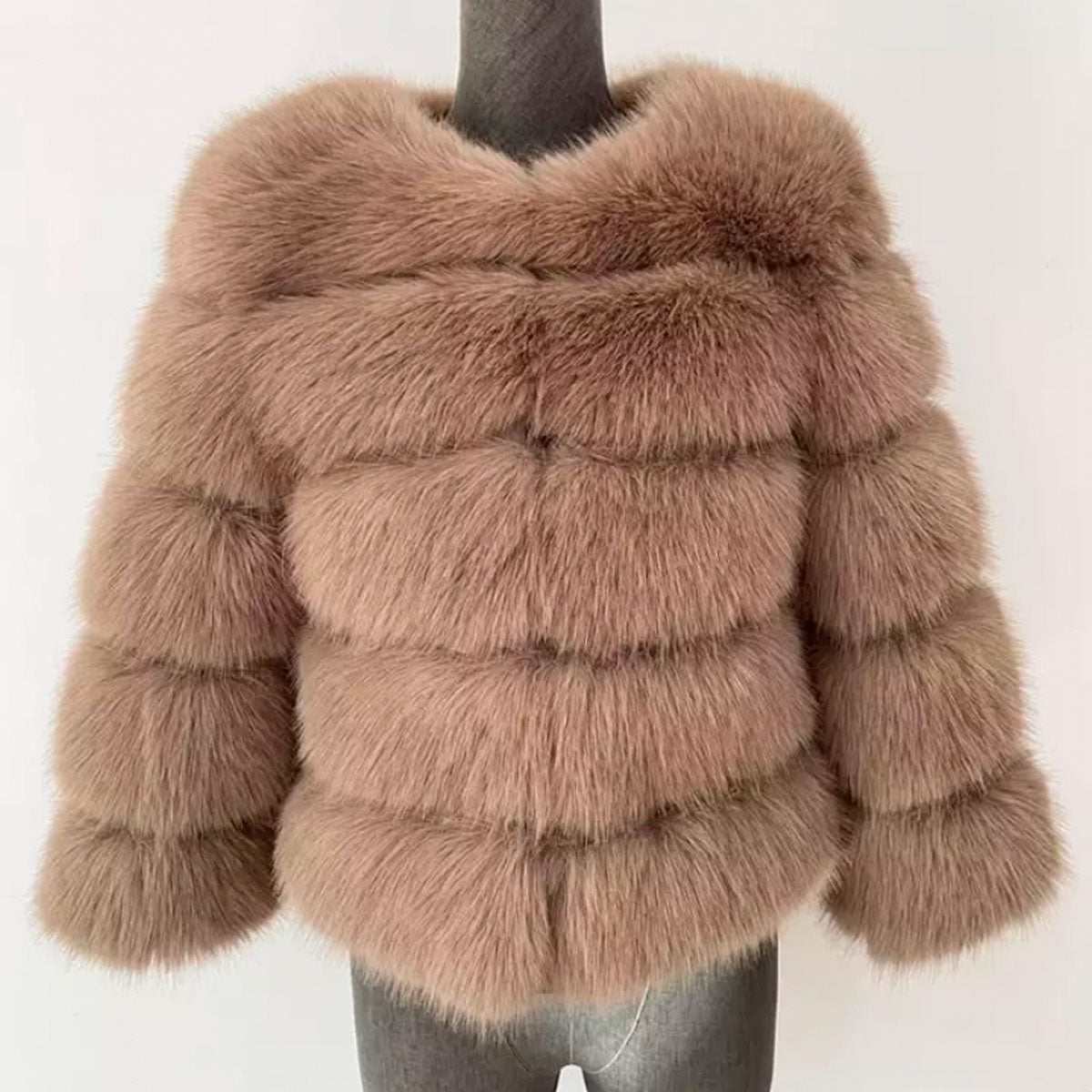 Fluffy Women's Faux Fur Coat