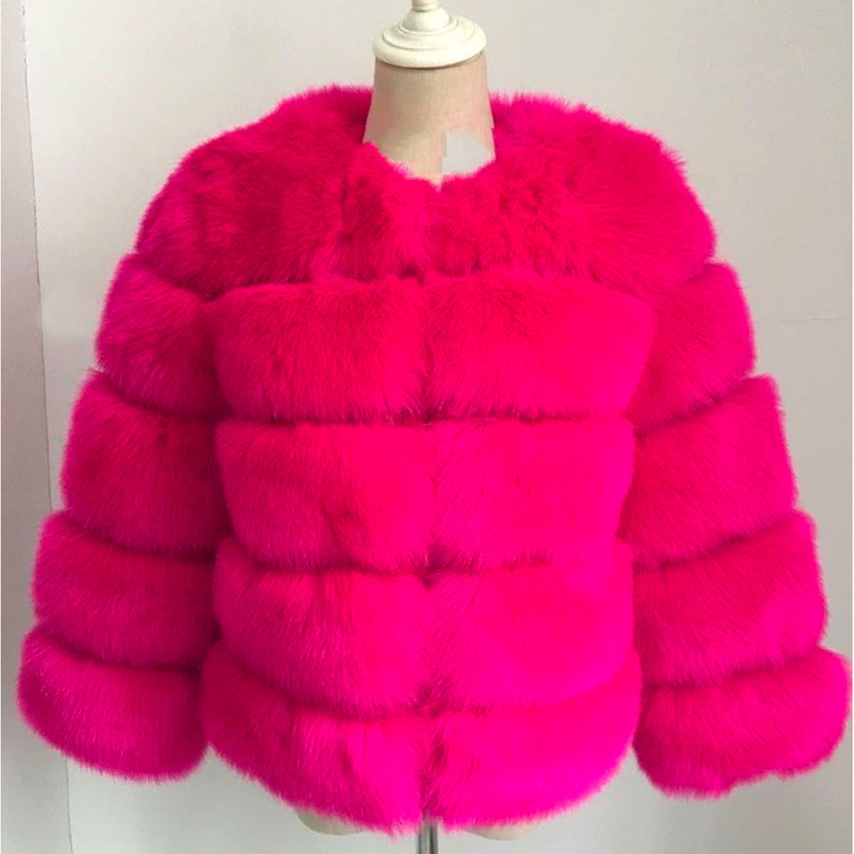 Fluffy Women's Faux Fur Coat