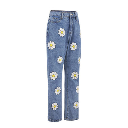 Chic Daisy Jeans