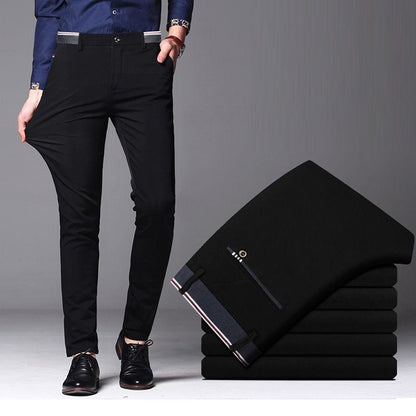 Slim Fit Stretch Formal Trousers