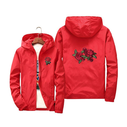 Rose Windbreaker 