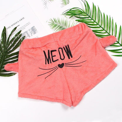 Warm Meow Cat Pajama Set