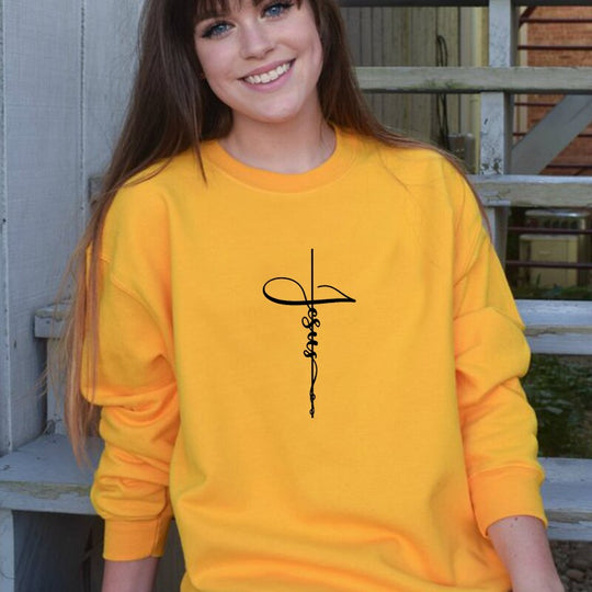 Jesus Cross Crewneck Sweatshirt