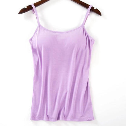 Women's Lined Cami Tank Tops 