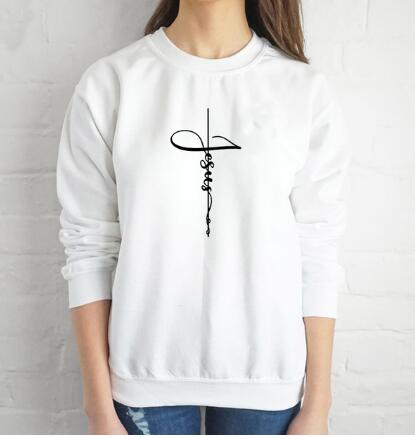 Jesus Cross Crewneck Sweatshirt