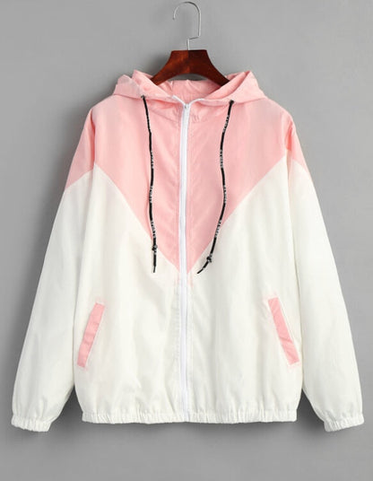 Two-tone Windbreaker Jacket 