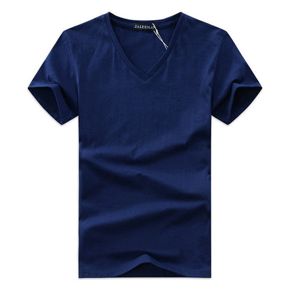 Men's Slim Fit V-neck T-shirt 