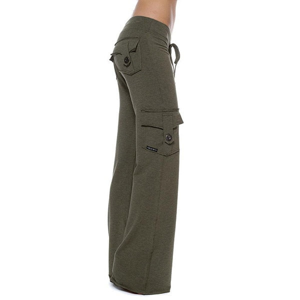 Women's Bootleg Cargo Pants