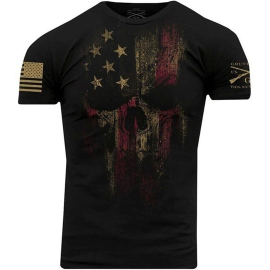 3D American Reaper Printed T-shirt