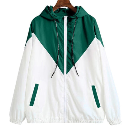 Two-tone Windbreaker Jacket 