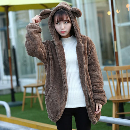 Fluffy Bear Hoodies