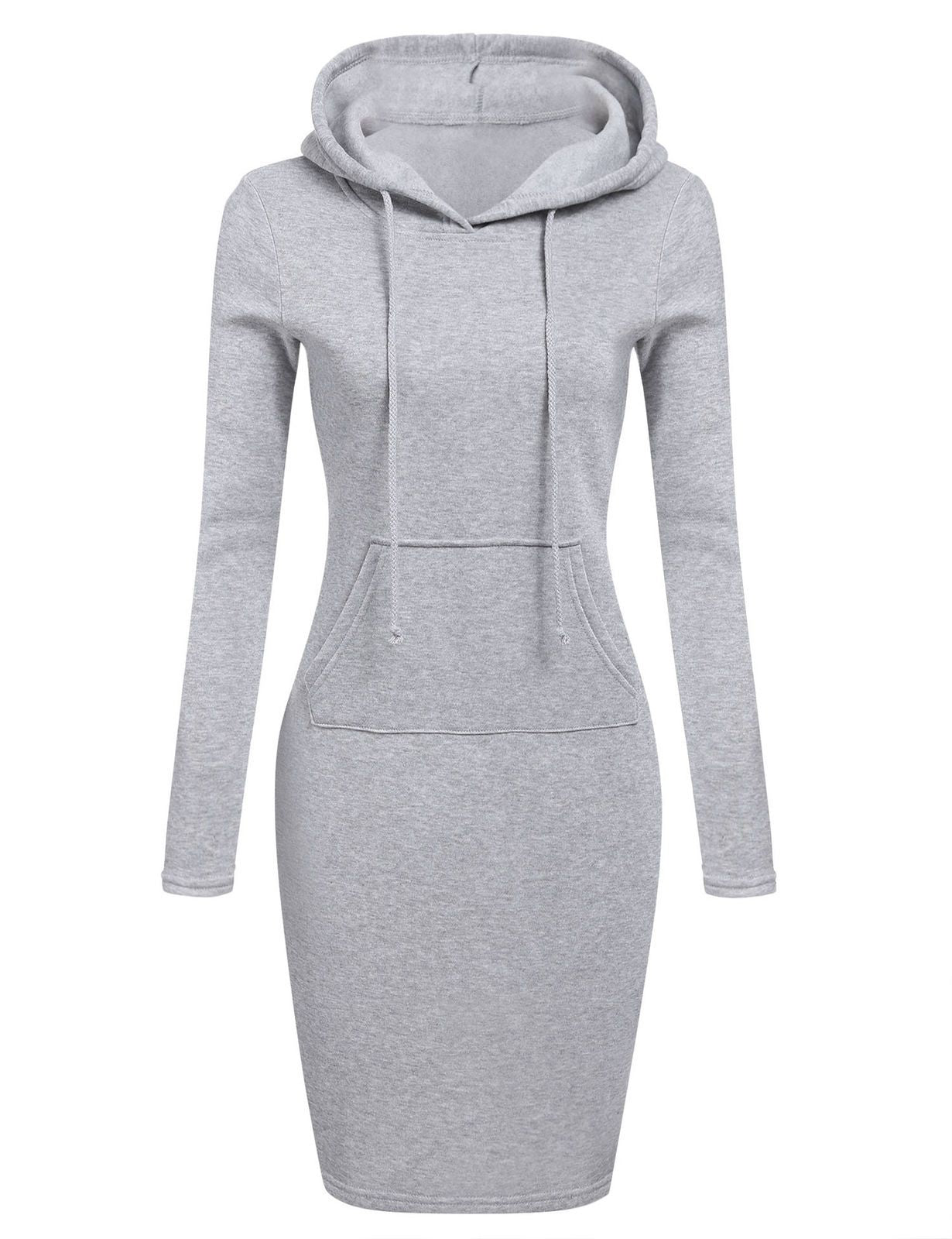 Slim Pullover Hoodie Dress