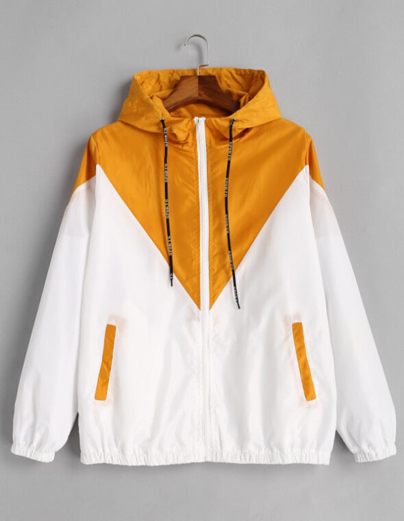 Two-tone Windbreaker Jacket 