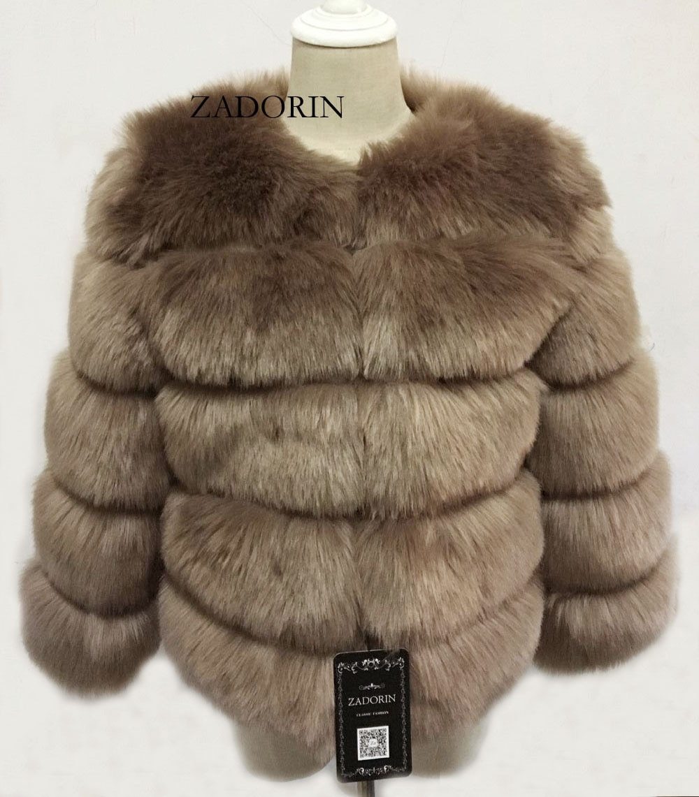 Fluffy Women's Faux Fur Coat