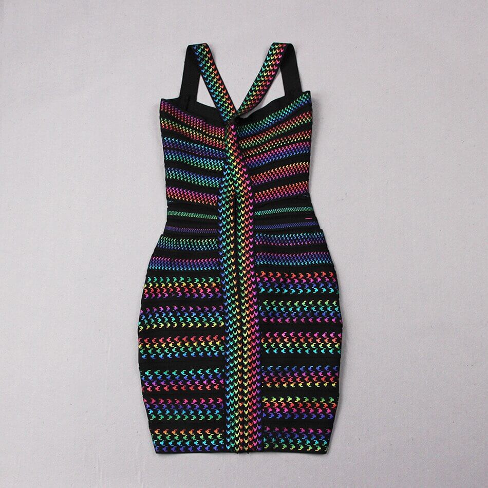 Women Multi Color Party Dress 