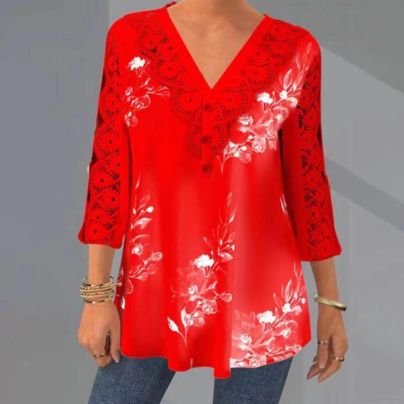 Women Casual Summer Blouse 