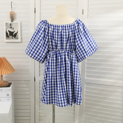 Square Collar Dress For Women