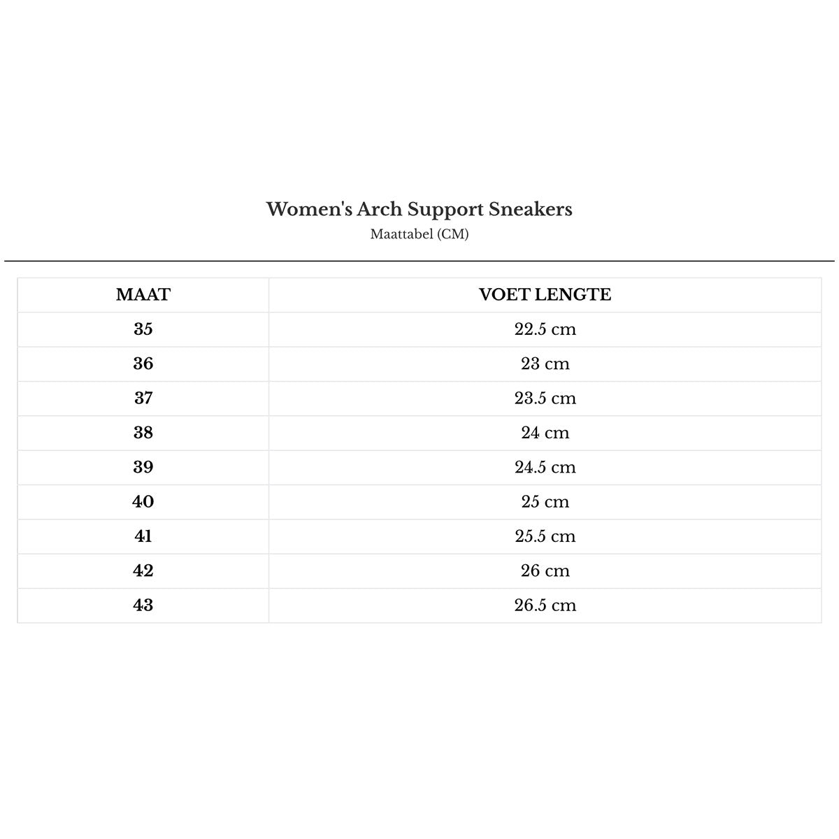 Women's Arch Support Sneakers 