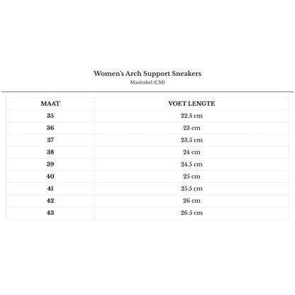 Women's Arch Support Sneakers 