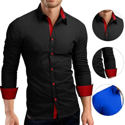 Men's Slim Fit Long Sleeve Shirts