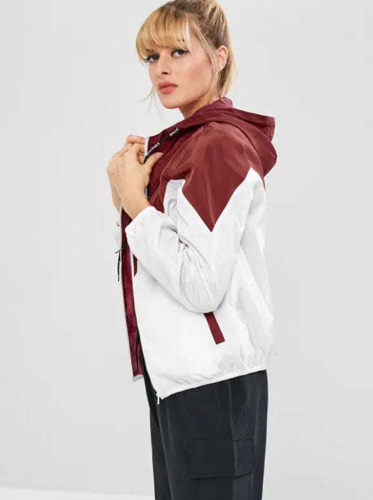 Two-tone Windbreaker Jacket 