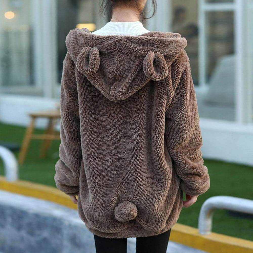 Fluffy Bear Hoodies