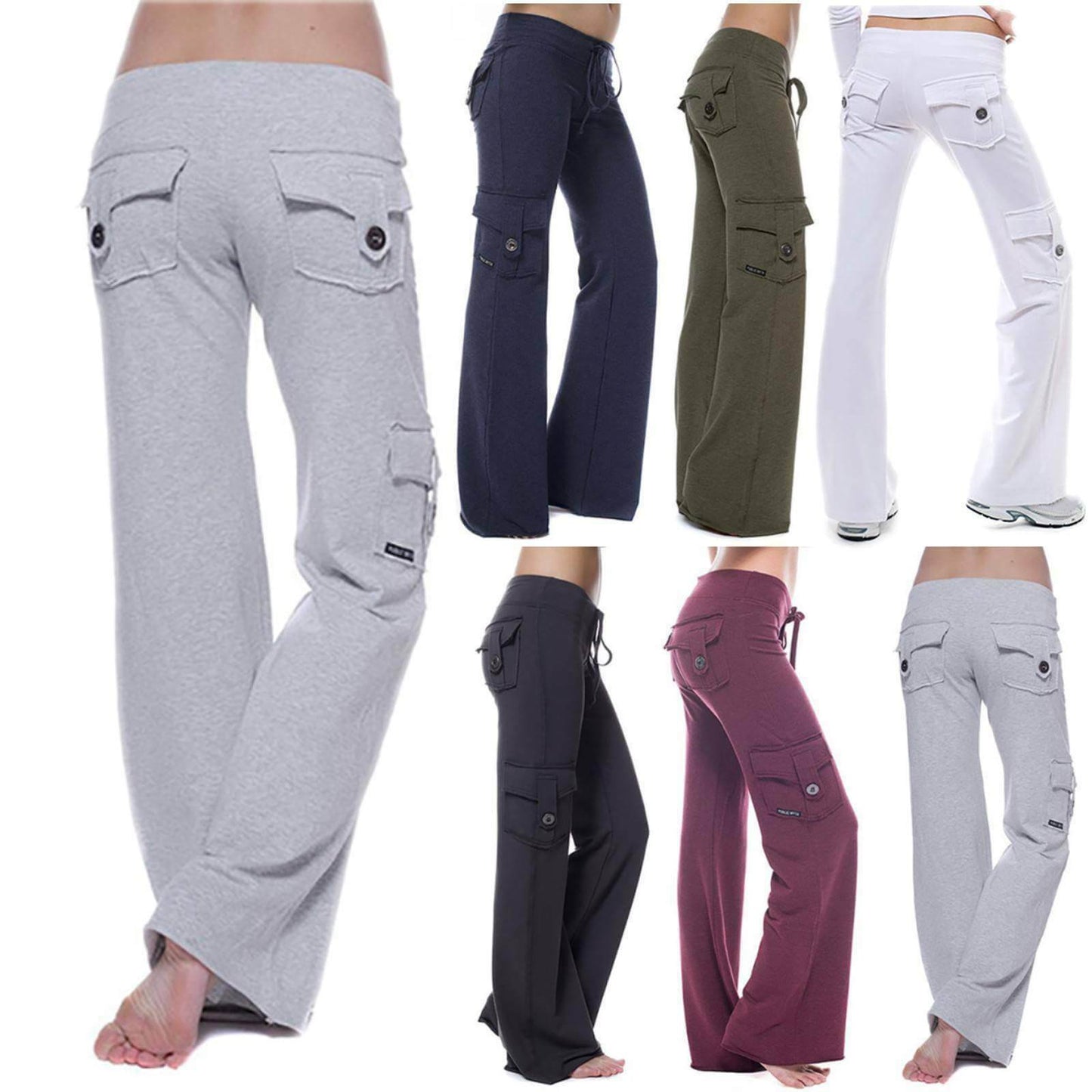 Women's Bootleg Cargo Pants