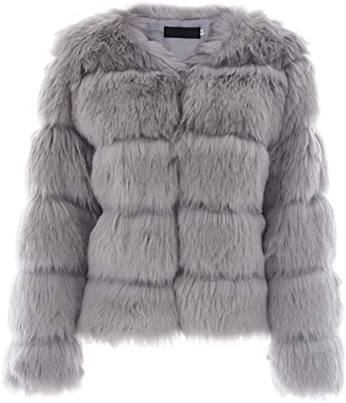 Fluffy Women's Faux Fur Coat