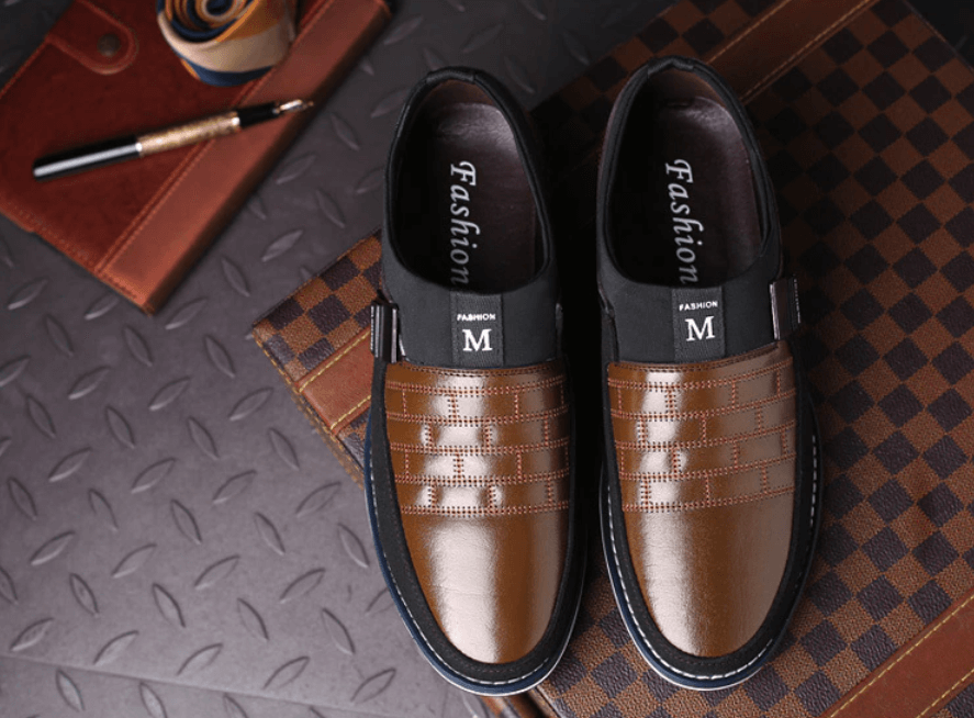 Breathable Leather Men's Shoes 