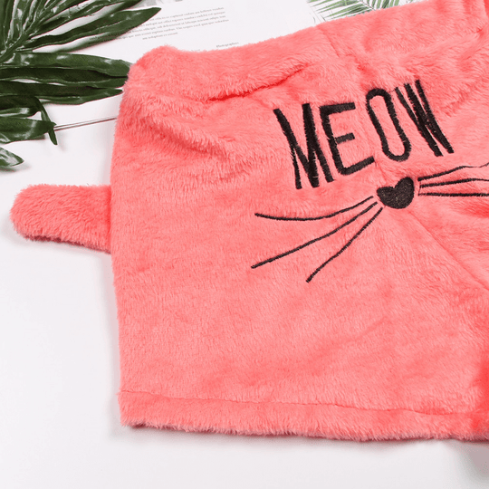 Warm Meow Cat Pajama Set
