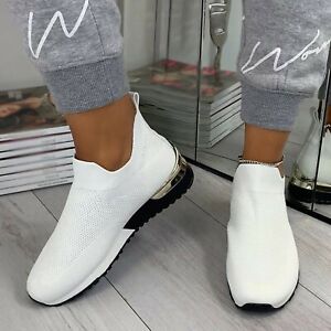 Elastic Slip-On Sneakers 